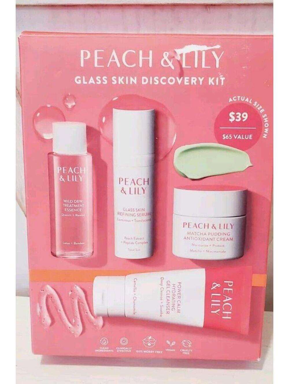 NEW, SEALED Peach & Lily Glass Skin Discovery Kit
